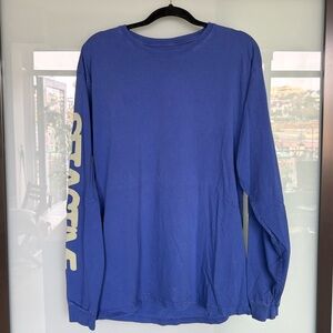 SET Active Long Sleeve Boyfriend Tee - Royal Blue